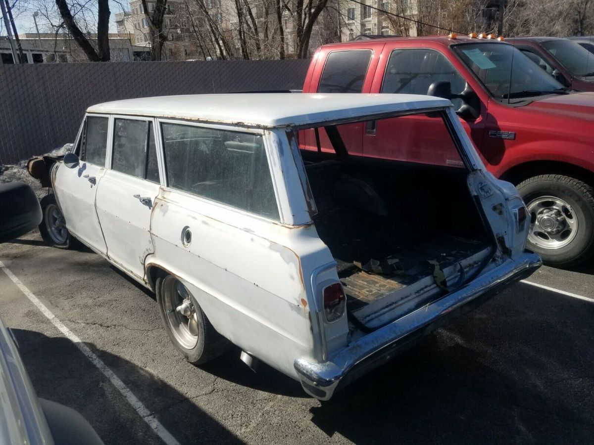 1964 White Chevrolet Nova Wagon