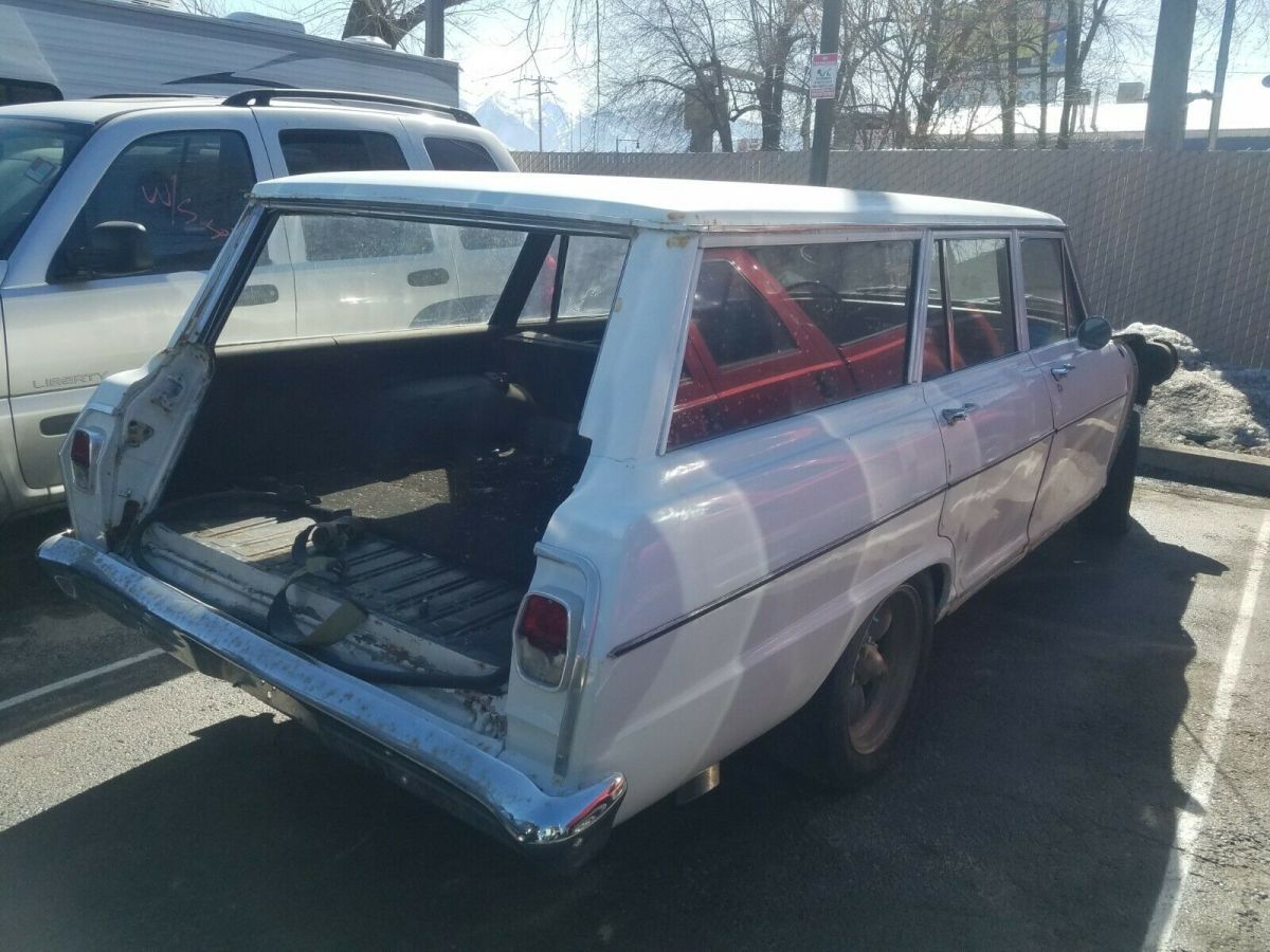 1964 White Chevrolet Nova Wagon