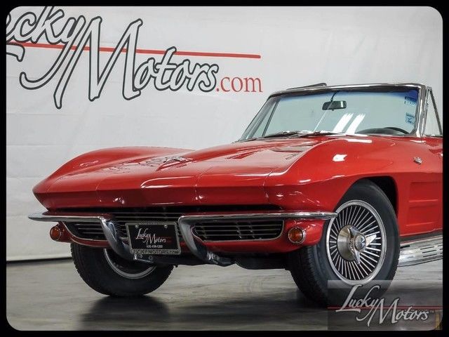 1964 Red Chevrolet Corvette Convertible