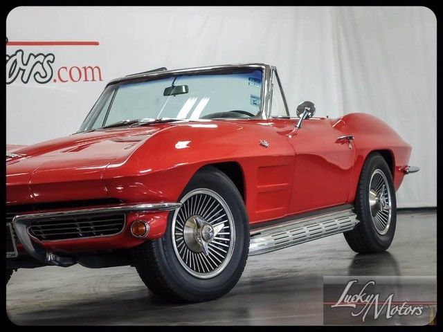 1964 Red Chevrolet Corvette Convertible