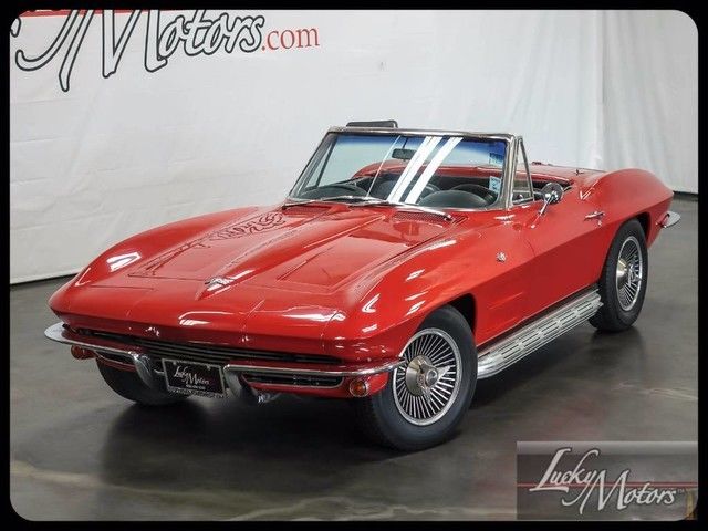 1964 Red Chevrolet Corvette Convertible