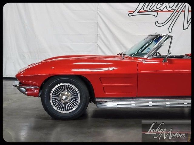1964 Red Chevrolet Corvette Convertible