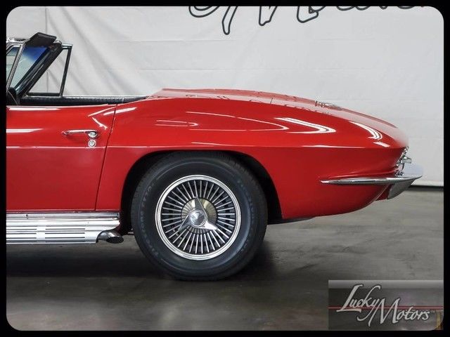 1964 Red Chevrolet Corvette Convertible