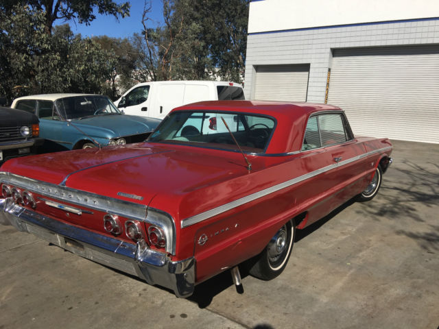1964 RED Chevrolet Impala 2 DOOR 