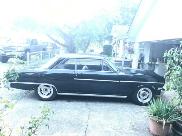 1964 Black Chevrolet Nova 2 door. Hard top