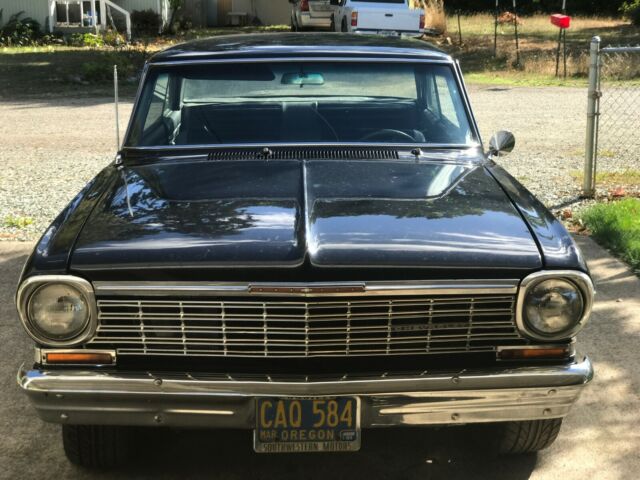 1964 Black Chevrolet Nova 2 door. Hard top