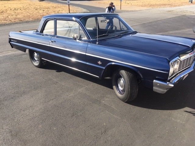 1964 Blue Chevrolet Bel Air/150/210 Coupe