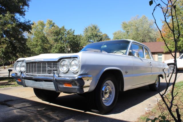 1964 Blue Chevrolet Bel Air/150/210 Sedan