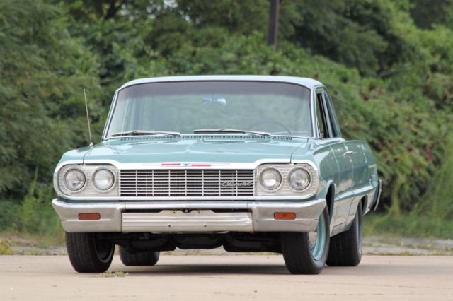 1964 Blue Chevrolet Bel Air/150/210 Sedan