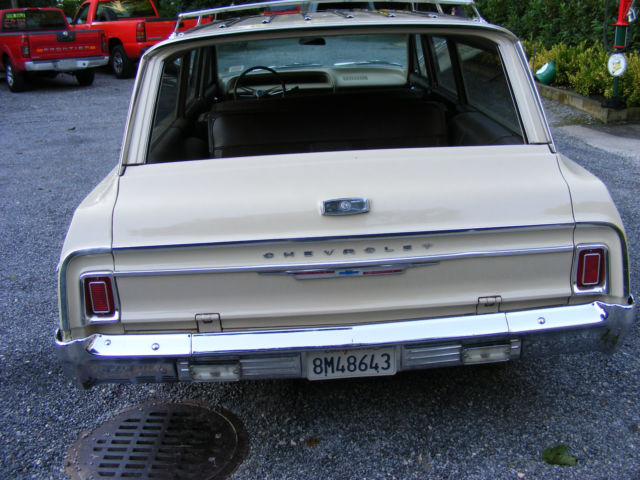 1964 Tan Chevrolet Bel Air/150/210 station wagon  9 pass