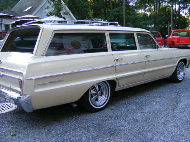 1964 Tan Chevrolet Bel Air/150/210 station wagon  9 pass