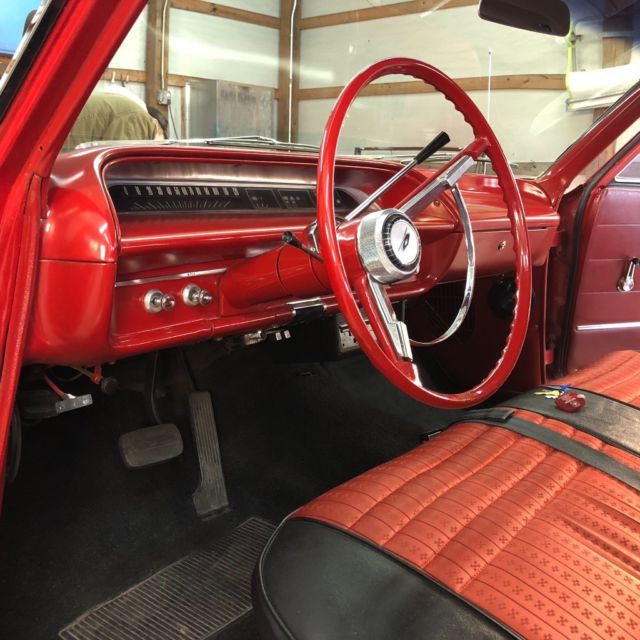1964 Red Chevrolet Bel Air/150/210 Wagon