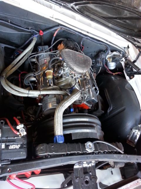 1964 White with blue pearl Chevrolet Impala Coupe