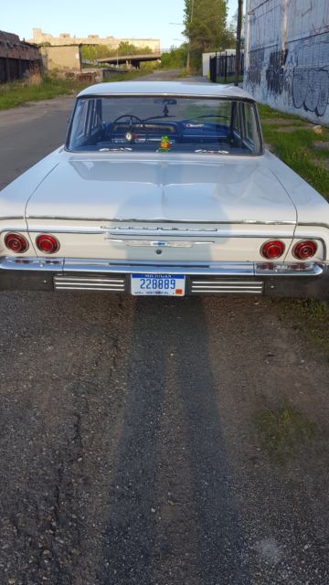 1964 White with blue pearl Chevrolet Impala Coupe