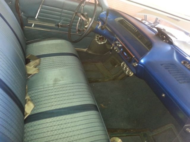 1964 White with blue pearl Chevrolet Impala Coupe