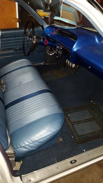 1964 White with blue pearl Chevrolet Impala Coupe