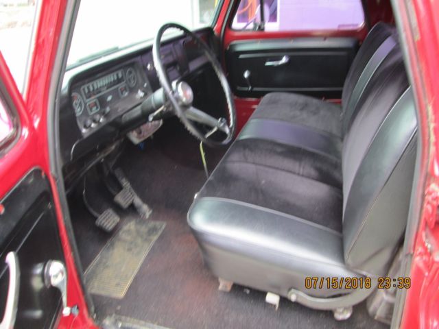 1964 Burgundy Chevrolet Other Pickups Standard Cab Pickup