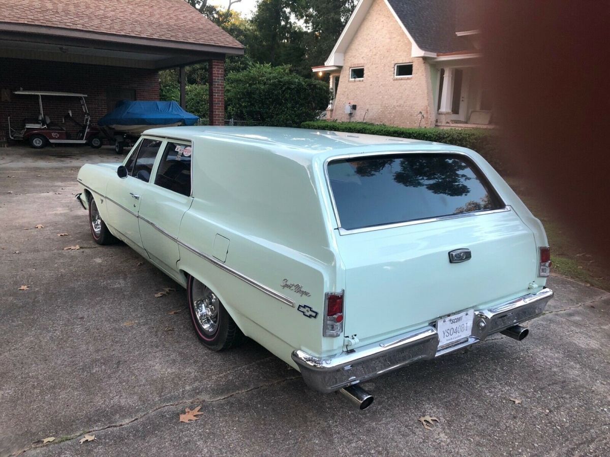 1964 green Chevrolet Chevelle Wagon
