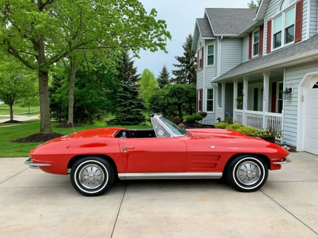 1964 Riverside Red Chevrolet Corvette Convertible