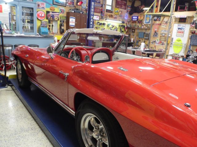 1964 Red Chevrolet Corvette Convertible