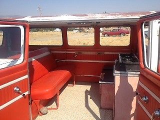 1964 White Chevrolet Corvair Van Camper