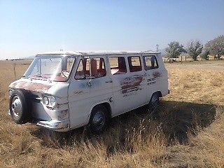 1964 White Chevrolet Corvair Van Camper