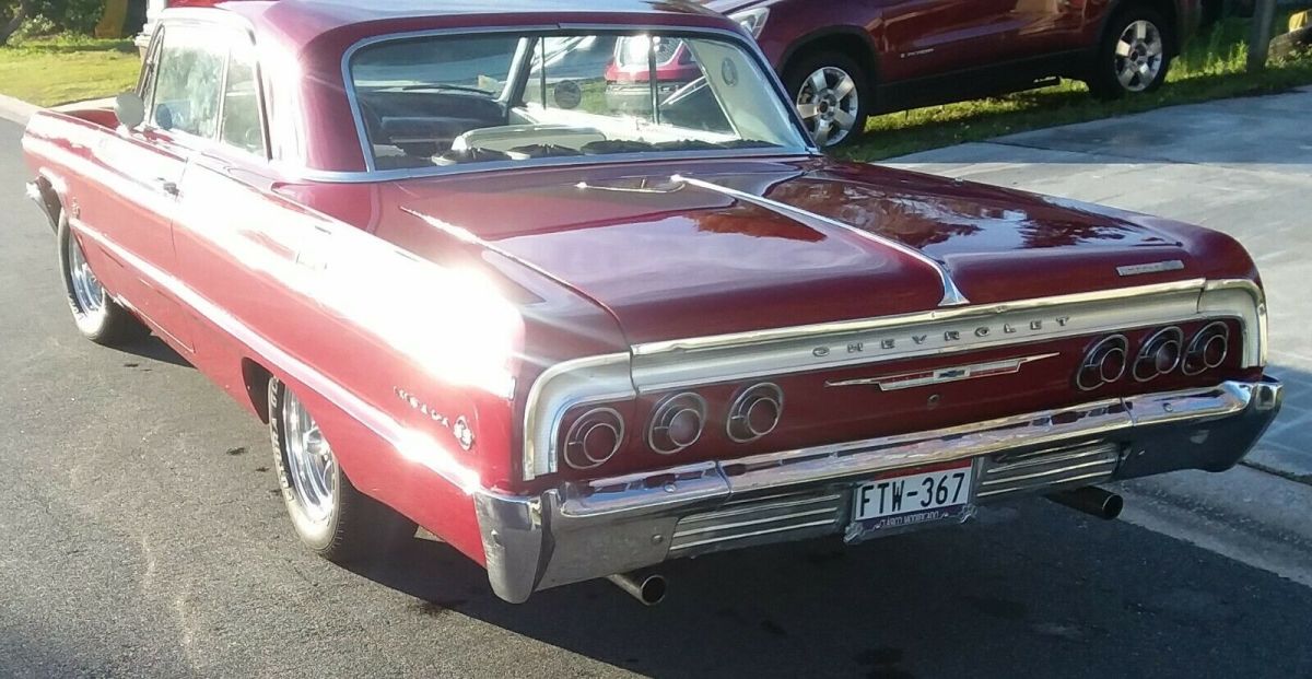 1964 Red Chevrolet Impala Coupe
