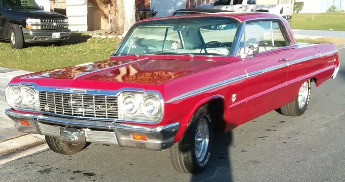 1964 Red Chevrolet Impala Coupe