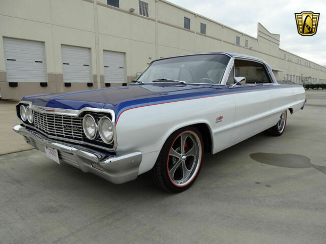 1964 blue /white Chevrolet Impala Coupe