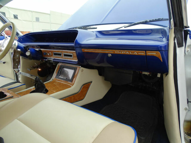 1964 blue /white Chevrolet Impala Coupe