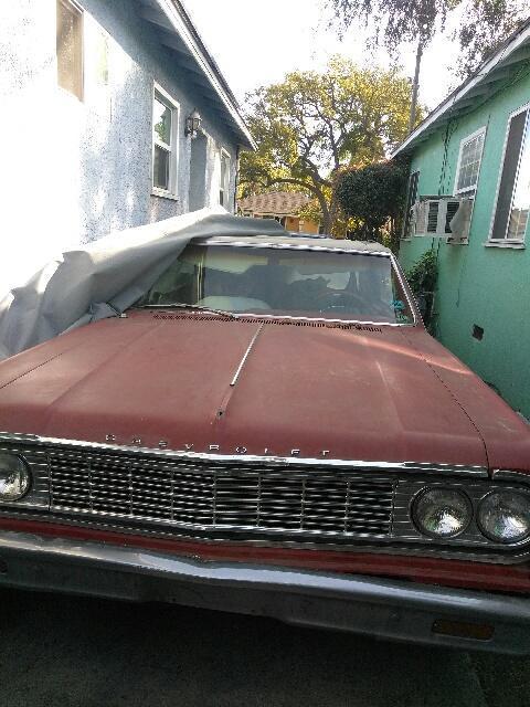 1964 Red Chevrolet Malibu Convertible