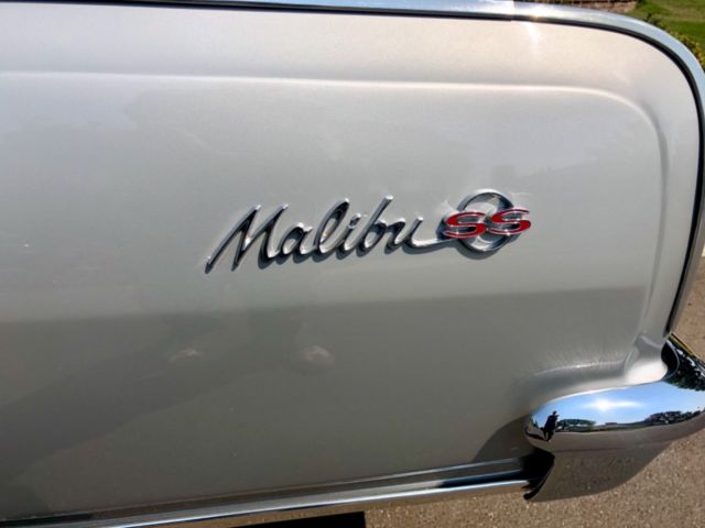 1964 Silver Chevrolet Malibu Convertible