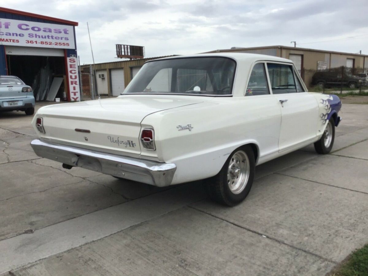 1964 White Chevrolet Nova Coupe
