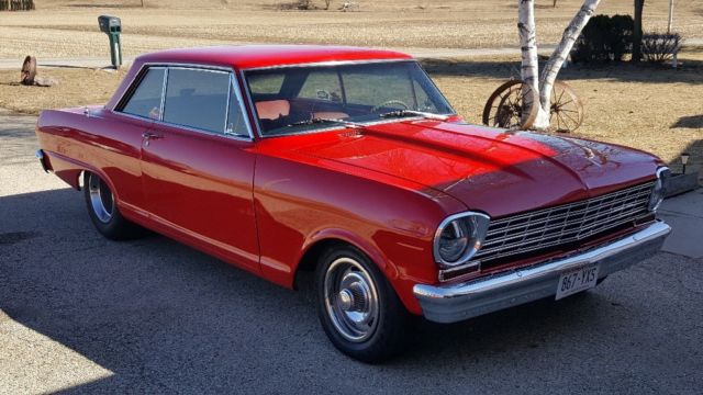 1964 Super Red metallic Chevrolet Nova Coupe
