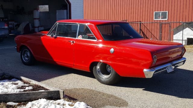 1964 Super Red metallic Chevrolet Nova Coupe