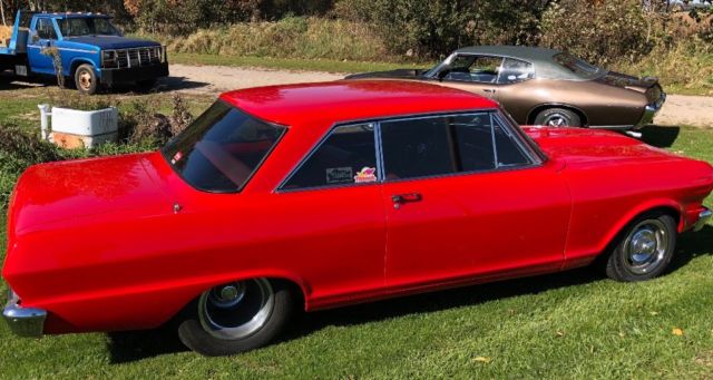 1964 Super Red metallic Chevrolet Nova Coupe