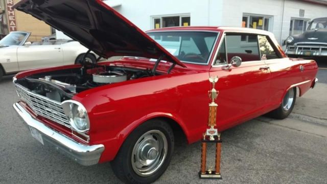 1964 Super Red metallic Chevrolet Nova Coupe