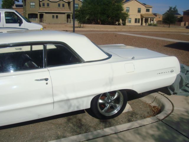 1964 White Chevrolet Impala Coupe