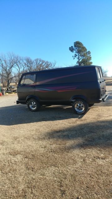 1964 Black Chevrolet van Van Camper