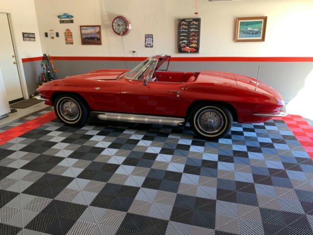 1964 Red Chevrolet Corvette Convertible