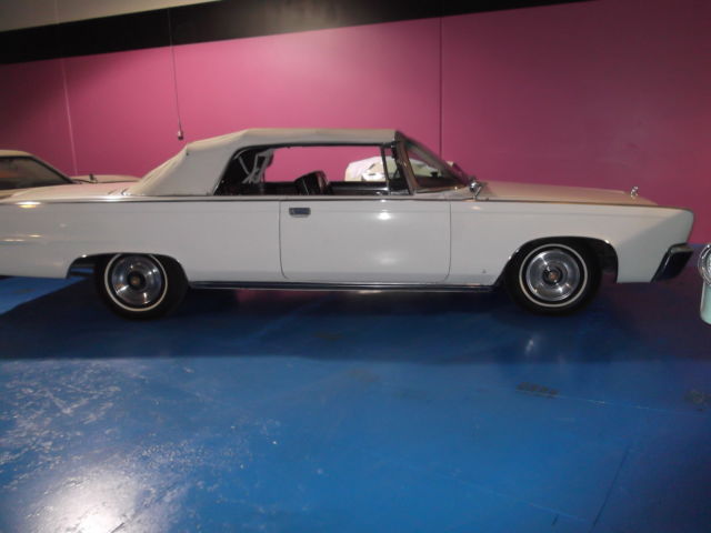 1965 White Chrysler Imperial Convertible