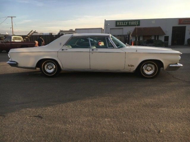 1964 White Chrysler New Yorker FULL-SIZE