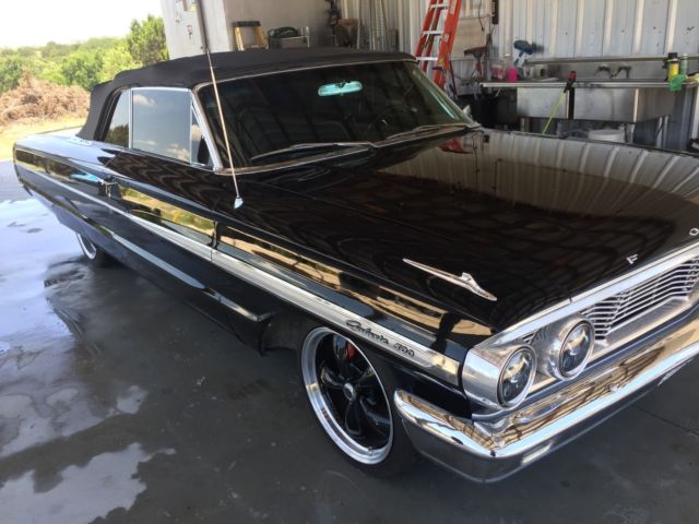 1964 Black Ford Galaxie Convertible