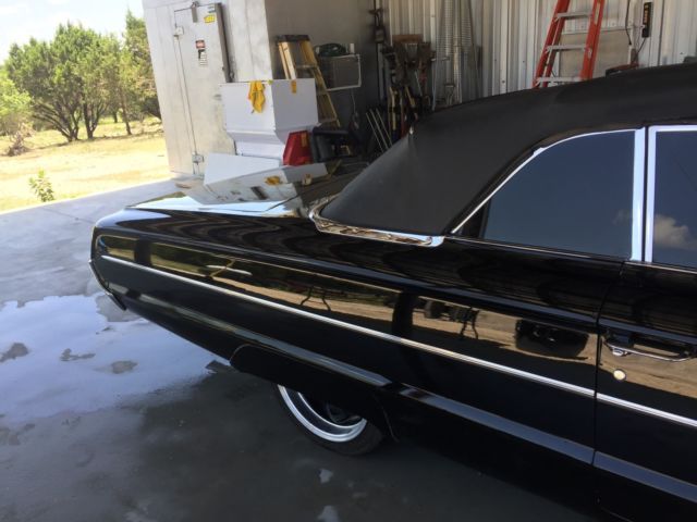 1964 Black Ford Galaxie Convertible
