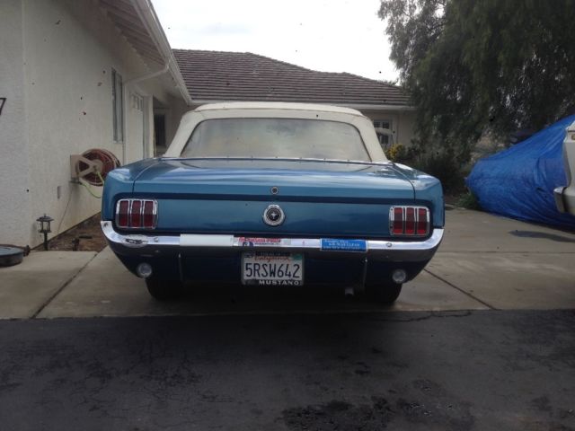 1964 Original guardsman blue Ford Mustang Convertible