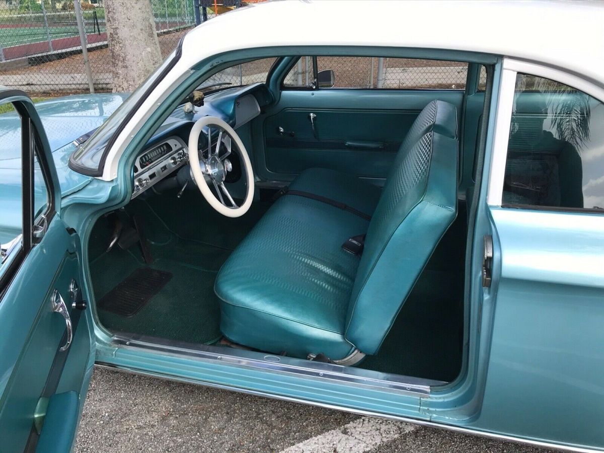 1964 Blue Chevrolet Corvair Coupe