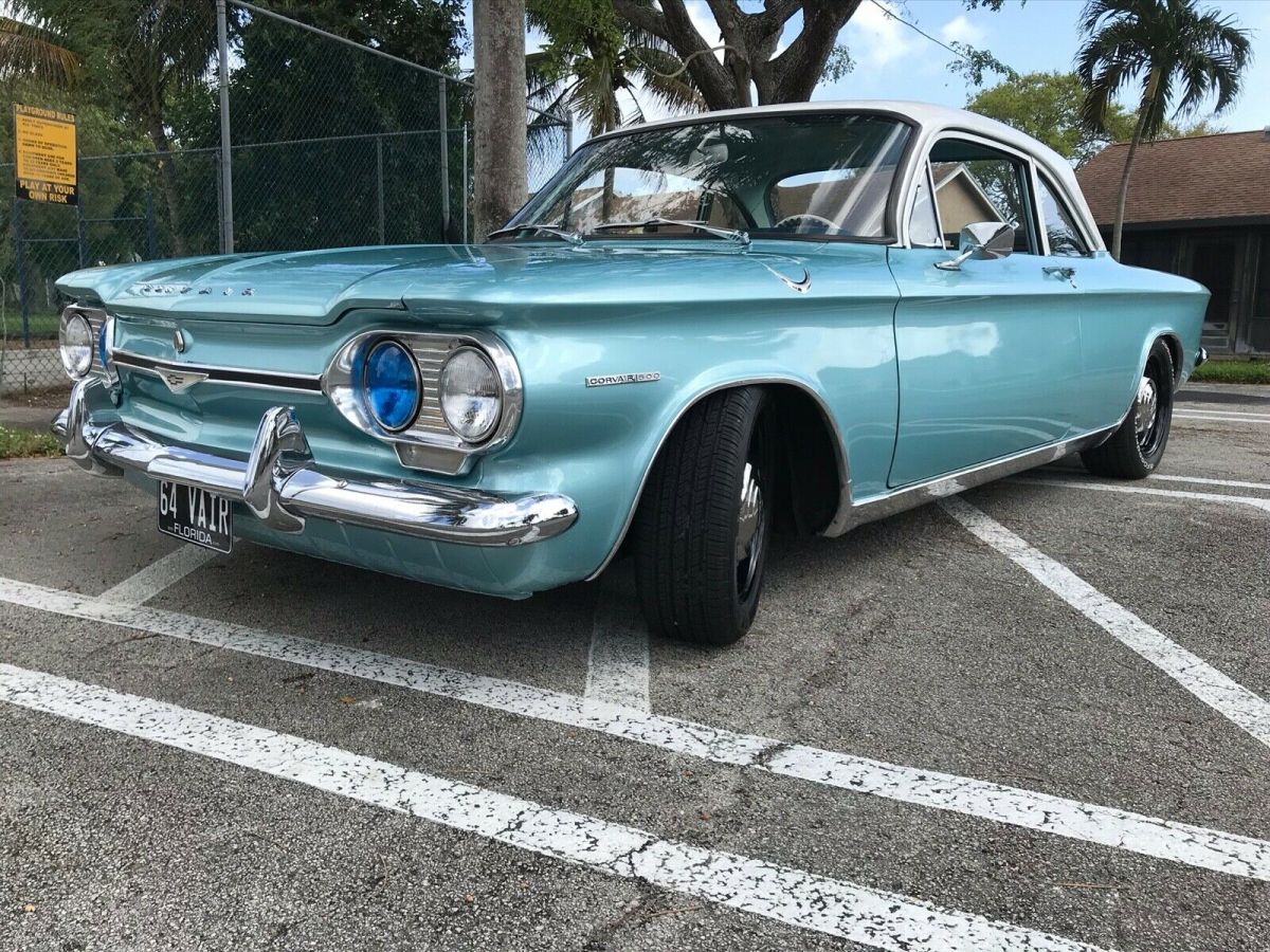 1964 Blue Chevrolet Corvair Coupe