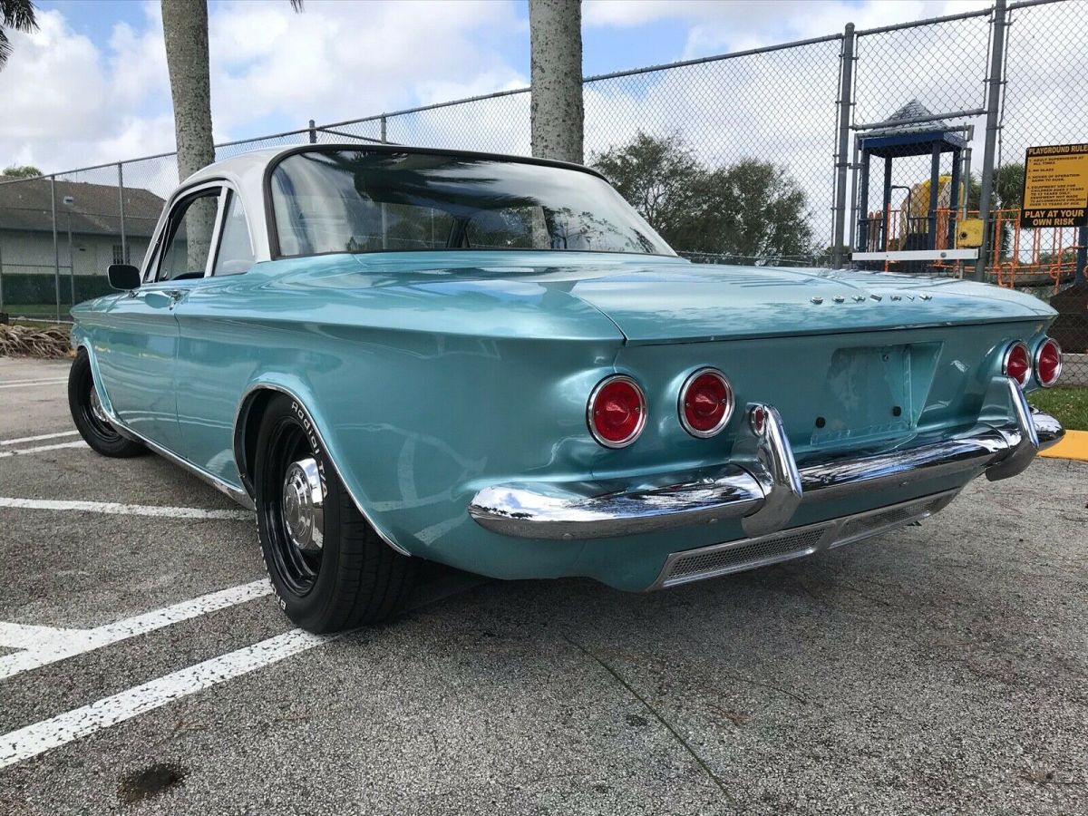 1964 Blue Chevrolet Corvair Coupe