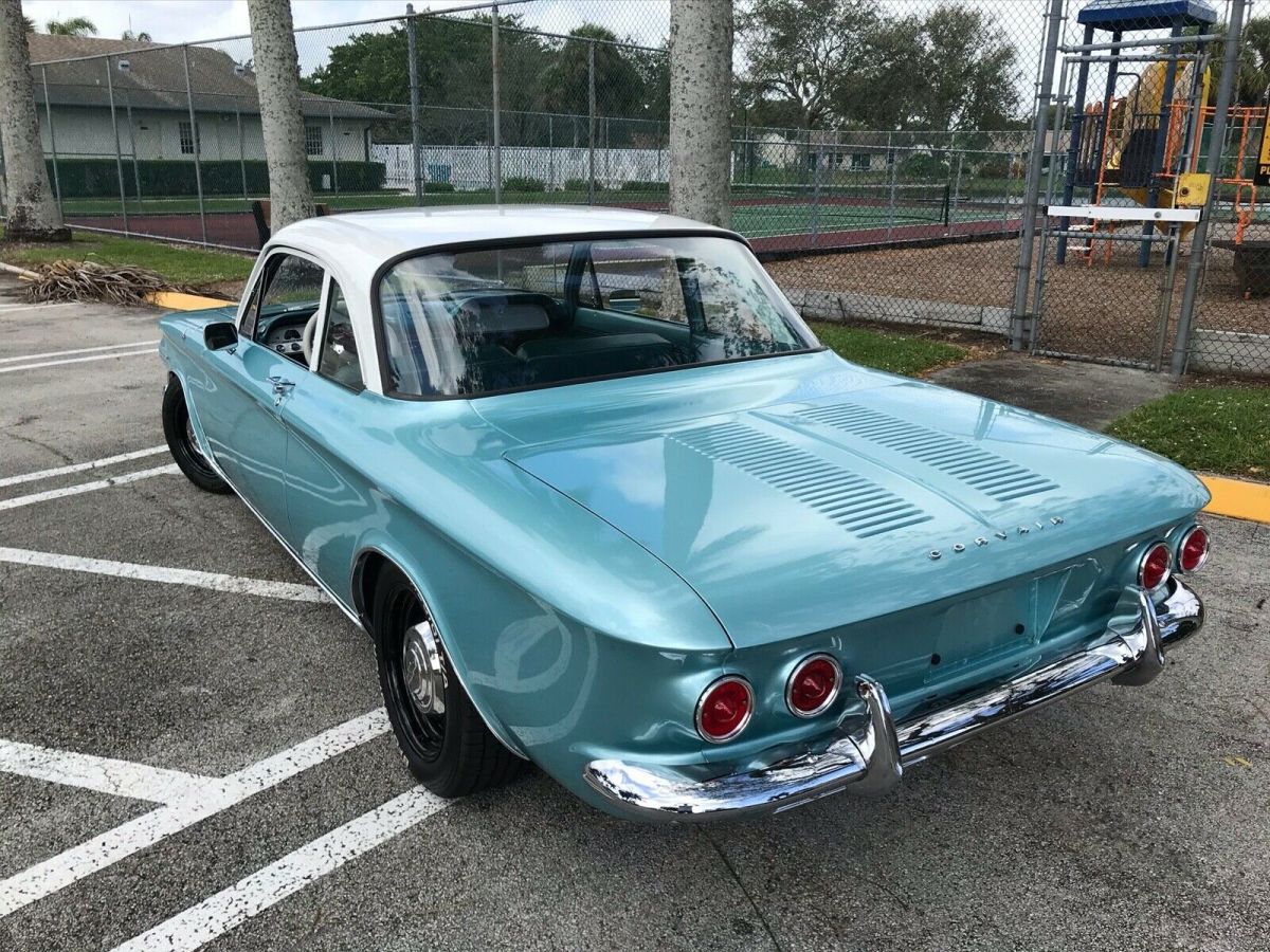 1964 Blue Chevrolet Corvair Coupe