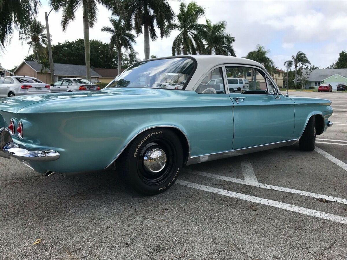 1964 Blue Chevrolet Corvair Coupe